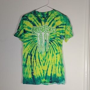 Panthers Tie-dye T-shirt size S